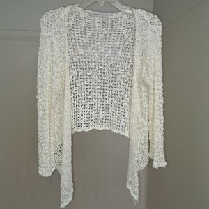 Nomadic Traders Ivory Open-Knit Sweater